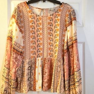 American Eagle boho blouse
